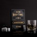 Камни для виски в подарочной упаковке Whiskey stones Original Classic 9шт из стеатита + мешочек Серые