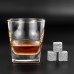 Камни для виски Whiskey stones Original в подарочной деревянной упаковке 6 шт. из стеатита + бокал Luminarc Sterling + щипцы с инструкцией Серые