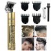 Машинка для стрижки волос и бороды Kemei Hair Clipper WS-T99 Original триммер с 3 насадками для разной длины окантовочная профессиональная тример Золото Dragon and Phoenix