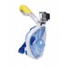 Маска для снорклинга и подводного плавания (дайвинга) Tribord Easy breath Размер L-XL (Синий)