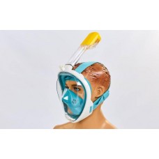 Маска для снорклинга с дыханием через нос M2068G-BR размер L/XL