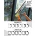 Зеркальная Солнцезащитная пленка на окна 0,45х1,52м. Vela Mirror Прозрачная без искажения 85мкм Самоклеющаяся с эфектом защиты от Осколков Отражающая с инструкцией Silver