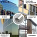 Зеркальная Солнцезащитная пленка на окна 0,7х10м. Vela Mirror Прозрачная без искажения 85мкм Самоклеющаяся с эфектом защиты от Осколков Отражающая с инструкцией Silver