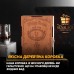 Камни для виски Vela Деревянная упаковка 16 шт. Кубики из стеатита + 2 костера, мешочек и щипцы для охлаждения напитков в подарочной деревянной коробке Whiskey Stones Серые