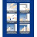 Бронепленка на окна 230 мкм Vela 3.0 Pro 1,52м.х 0,7м. Антивандальная Ударопрочная Защитная Бронированная Архитектурная пленка на окна против Осколков