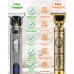 Триммер для волос и бороды KEMEI KM-700H PRIME машинка для стрижки окантовочная профессиональная тример с 3 насадками с Индикатором