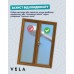 Теплосберегающая пленка VELA 0,8 х 10м. для утепления стекла Термопленка против конденсата на окнах + скотч 30 м Прозрачная
